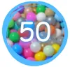Balles de jeu ø7cm 50pcs vert clair Voir les images du produit 5