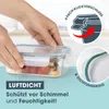 GOURMETmaxx Glazen luchtdichte containers met kliksluiting Productafbeelding-voorbeeld 4