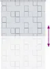 vidaXL Duschrollo 140x240 cm Quadratmuster Produktbild-Vorschau 4
