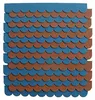 Mini-Dachschindeln Blau, Bitumen, Pappe, Vogelhaus, Produktbild-Vorschau 5