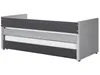 BELIANI Tagesbett Hellgrau Samtstoff 90x200 cm mit Produktbild-Vorschau 6