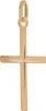 Anhänger Kreuz echt 333-8 Karat Gold mit vergoldeter Produktbild-Vorschau 4