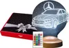 Automobil 3D Nachttischlampe Geschenke für Autofans Gravur Produktbild-Vorschau 1