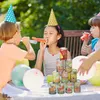 Relaxdays Dosenwerfen für Kinder, Büchsenwerfen Garten, 10 Produktbild-Vorschau 5