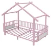 Stelaż łóżka 90x200 cm, kolor różowy, metalowy. Metalowe Podgląd zdjęcia produktu 8