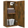 vidaXL Nástěnná koupelnová skříňka Smoked Oak 32x20x67 cm Náhled obrázku produktu 5