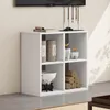 Bücherregal Weisses Regal Schrank Loft Kommode Produktbild-Vorschau 2