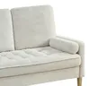 2-Sitzer Loveseat Sofa 121 cm – Skandi-Style Couch in Produktbild-Vorschau 7