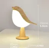 15cm Braun Vogel LED Nachtlicht USB LED Schreibtischlampe Produktbild-Vorschau 10