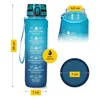 4FIZJO Sportovní láhev na pití 1000 ml, tritanová, modrá Náhled obrázku produktu 6
