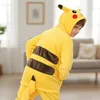 Onesie Kigurumi Pigiama Pokemon Pikachu Travestimento Anteprima dell’immagine prodotto 7