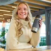 TRAVEL MUG Thermokop "Waves" (lichtblauw/roestvrij staal, Productafbeelding-voorbeeld 17