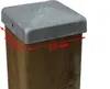10x Pfostenkappe verzinkt 121 mm Pyramide Abdeckkappe für Produktbild-Vorschau 3