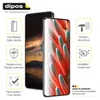 Marketing image for a screen protector with feature callouts. Produktbild-Vorschau
