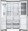 The interior of an open LG refrigerator and freezer combination. Produktbild-Vorschau