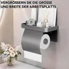 Badezimmer Papierhalter Wandmontage, Toilettenpapierhalter, Produktbild-Vorschau 4