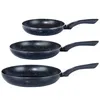 Three frying pans stacked on a white background. Náhľad obrázku produktu