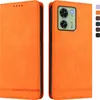 Hülle für Motorola Edge 40, Retro Kunstleder Ständer Produktbild-Vorschau 1