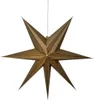 Papierstern Point gold 7-zackig Lochmuster Ø 60cm Produktbild-Vorschau 1