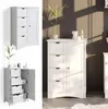Badschrank Vicco Bianco Weiß 55 x 81 cm, Model 31128 Produktbild-Vorschau 2