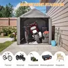 Garage per biciclette 160x220x165 cm Grigio – Riparo per Anteprima dell’immagine prodotto 7