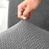 6 Stück Stuhlhussen - Grau Jacquard - Universeller Produktbild-Vorschau 9