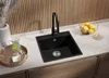 PRIMAGRAN Spülbecken Schwarz 48x50cm, Granitspüle 1 Becken Produktbild-Vorschau 2