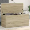 vidaXL Kufer dąb sonoma 100x42x46 cm materiał Podgląd zdjęcia produktu 2