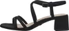 Tamaris Damen Sandalette aus Stoff mit Karree Spitze Produktbild-Vorschau 6