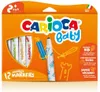 Carioca Pisaki Baby Maxi Point 12 kolorów od 2 lat Anteprima dell’immagine prodotto 1