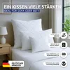 4er Set Kissen (60x60 cm) - hoher Komfort - Microfaser - Produktbild-Vorschau 2