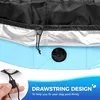 Faltbare Schwimmbadabdeckung 140 cm, Oxford-Gewebe, Produktbild-Vorschau 3