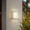 Lucande Außenwandlampe Aurelien, weiß, Sensor, 25 x 25 cm Produktbild-Vorschau 3