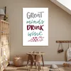 MuchoWow® Poster Weinzitat "Große Geister trinken Wein" mit Produktbild-Vorschau 6