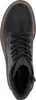 A top-down view of a black boot. Voir les images du produit