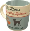 Nostalgic-Art - Kaffeetasse - PfotenSchild - Ein Haus ist Produktbild-Vorschau 1