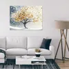Wandbild Leinwand Bilder Abstrakt Blumen Baum 120x80 cm XXL Produktbild-Vorschau 2
