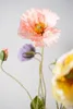 Silk-ka Kunstblume - Seidenblumen-Mohnzweig Lachs-Orange 74 Produktbild-Vorschau 2