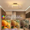 ZMH Lampa sufitowa LED Drewniana lampa sufitowa 24 W Lampa Podgląd zdjęcia produktu 6