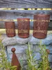 Edelrostoptik Windlichter Schmetterlinge, 3er Set Produktbild-Vorschau 1
