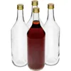 4 x 1L Glasflaschen Likörflaschen Essig-Öl Flaschen Produktbild-Vorschau 2