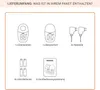 An illustration showing the contents of a baby monitor package. Produktbild-Vorschau