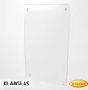 Wärmeschutz aus Glas | Hitzeschutz Klarglas Larvik 1000 x Produktbild-Vorschau 1