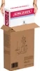 Hands holding a product box that is being placed into a larger cardboard shipping box. Anteprima dell’immagine prodotto