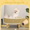 PawHut Hundebett, Erhöhtes Hundeliege mit Kissen, Produktbild-Vorschau 7