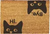 Hi Bye Katzen-Fußmatte – lustige Katzen-Fußmatte – Geschenk Produktbild-Vorschau 1