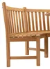 Bank Round Teak Natur 200 x 53 x 92 cm Produktbild-Vorschau 5