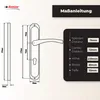 DOMINO Türgriff 72 Drückergarnitur PZ - Profilzylinder Set Produktbild-Vorschau 4