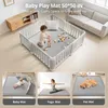 Caveen Baby Spielmatte 127x127cm 3cm Dicke Krabbelmatte Produktbild-Vorschau 8