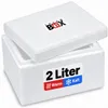 THERM BOX Styroporbox 2W Innen: 18x14x9,5cm Wand 3cm Produktbild-Vorschau 1